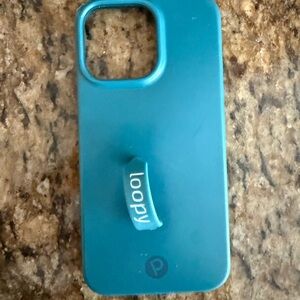 Loopy Case Teal Phone Case with Loop